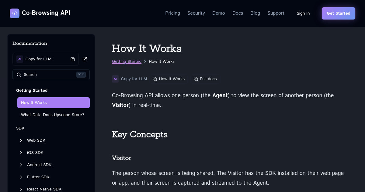 How It Works | Cobrowsing API Documentation