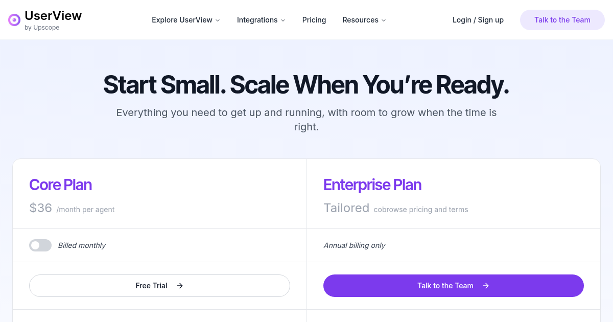 Pricing | Cobrowsing API